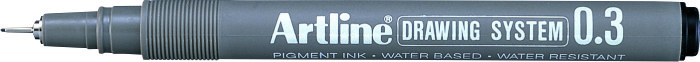 Marker pentru desen tehnic varf fetru 0.3mm - negru