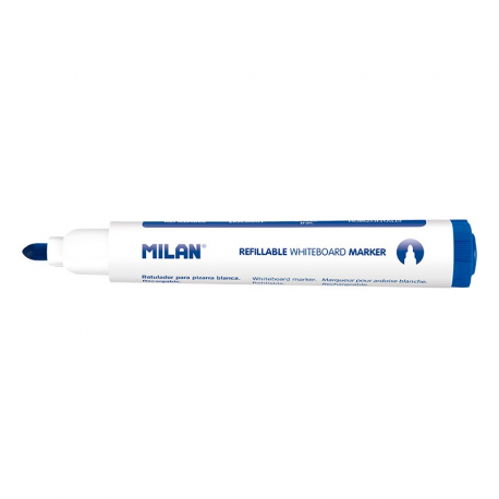 Marker reincarcabil pentru tabla magnetica albastru