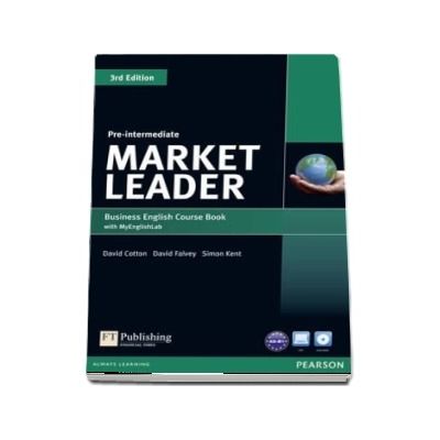 Market Leader 3rd Edition Pre Intermediate Coursebook with DVD ROM and MyEnglishLab Student online access code Pack