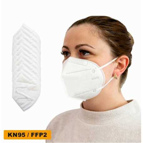 Masca protectie faciala 6 straturi, KN95 / FFP2