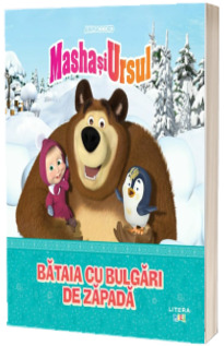 Masha si Ursul. Bataia cu bulgari de zapada