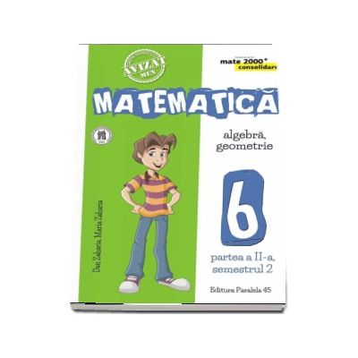 Matematica - CONSOLIDARE (2018 - 2019). Algebra si Geometrie, pentru clasa a VI-a. Partea a II-a, semestrul al II-lea (Colectia mate 2000+)