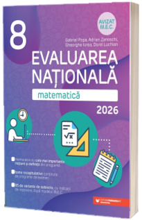 Matematica. Evaluare Nationala 2026. Clasa a VIII-a