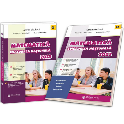 Matematica. Evaluarea nationala 2023 (contine brosura raspunsuri, indicatii, solutii, comentarii)
