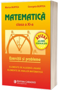 Matematica. Exercitii si probleme. Clasa a XI-a (Elemente de algebra liniara, elemente de analiza matematica)