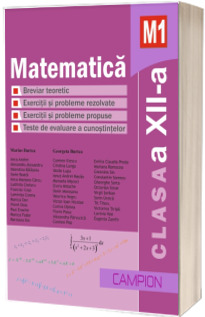 Matematica M1, clasa a XII-a. Culegere de probleme (Marius Burtea)