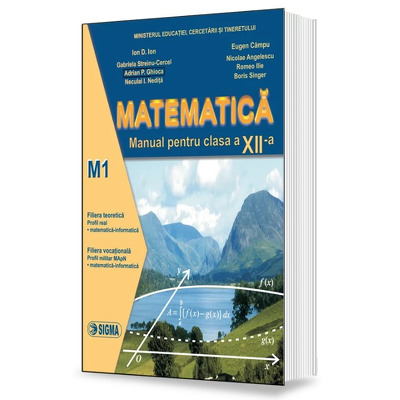 Matematica. Manual M1 clasa a XII-a