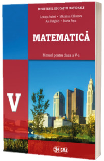 Matematica, manual pentru clasa a V-a - Lenuta Andrei