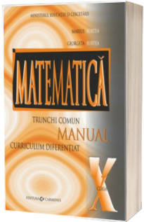 Matematica manual pentru clasa a X-a, trunchi comun + curriculum diferentiat. M10