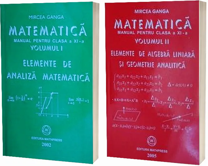 Matematica manual pentru clasa a XI-a (M1, M2)