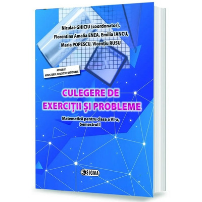Matematica pentru clasa a VI-a.