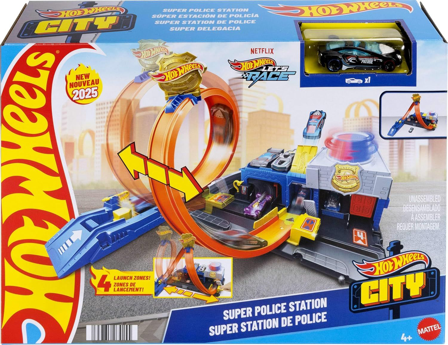Mattel Hot Wheels City statie de politie