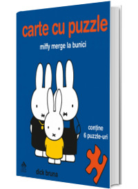 Miffy merge la bunici. Carte cu puzzle