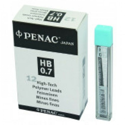 Mine pentru creion mecanic 0,7mm, 12/set, Penac- 2H