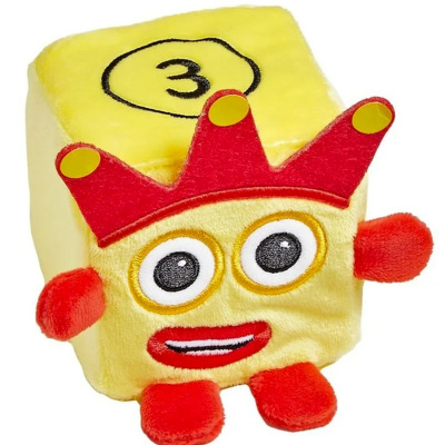 Mini mascota din plus Numberblocks Blocklets - Trei