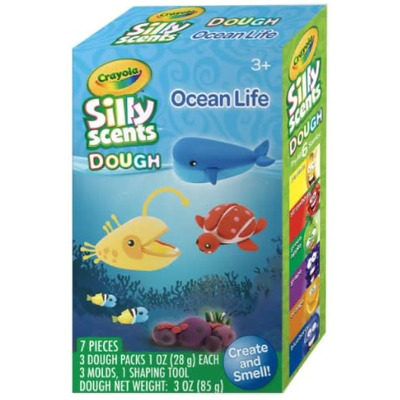 Mini set activitati cu plastilina si forme Silly Ocean life