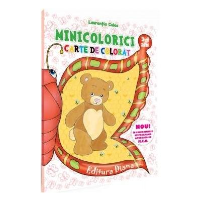 MINICOLORICI - Carte de colorat pentru 3-4 ani
