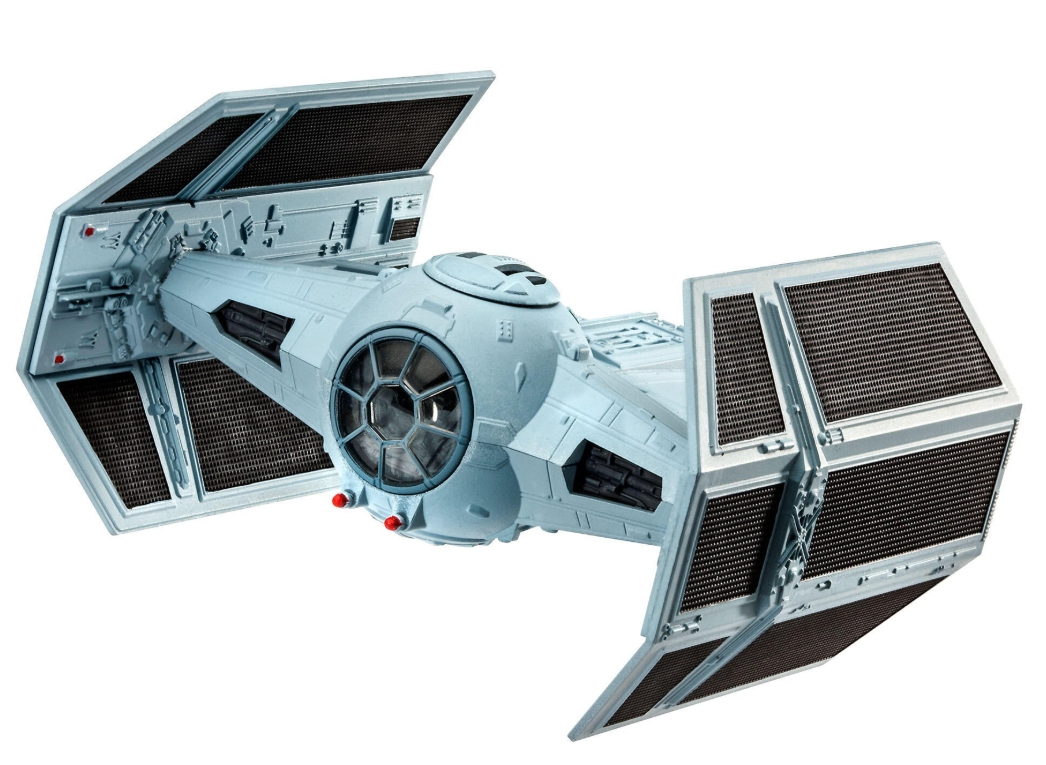 Model set TIE Fighter-ul lui Darth Vader. Kit model Revell Star Wars cu accesorii de baza