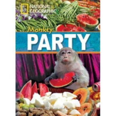 Monkey Party. Footprint Reading Library 800. Book with Multi ROM