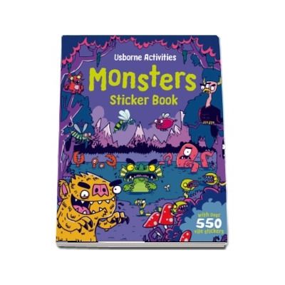 Monsters sticker book