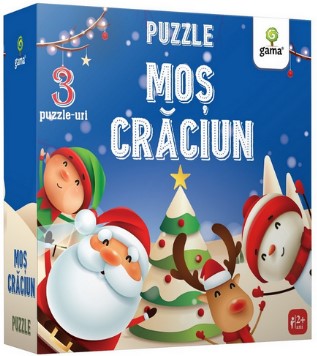 Mos Craciun. Puzzle educativ