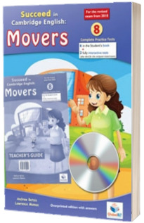 Movers Pack (Succeed in Movers  2018 Format  8 TESTS and i-Move) Students books with Audio CD and Answer Key