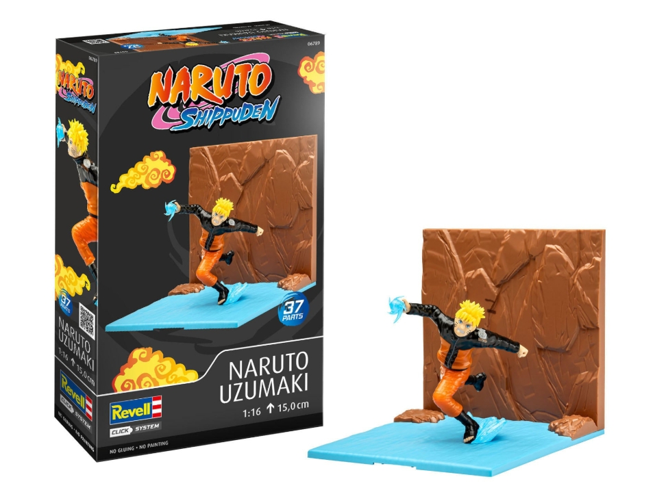 Naruto Uzumaki (Click System) Revell, kit multi - color de asamblat