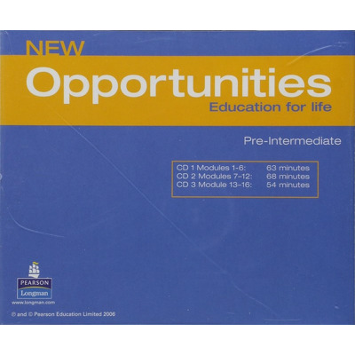 New Opportunities Pre- Intermediate Class Audio CD