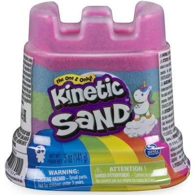 Nisip Kinetic Curcubeu. Spin Master Mini Rainbow Castle Roz