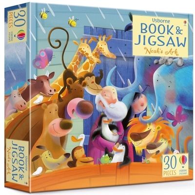 Noahs Ark picture book and jigsaw