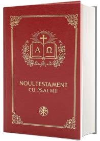 Noul Testament cu Psalmii (format mare, grena,auriu)