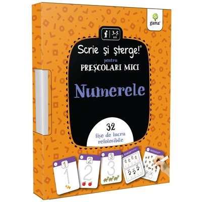 Numerele - prescolari mici (Scrie si sterge!)