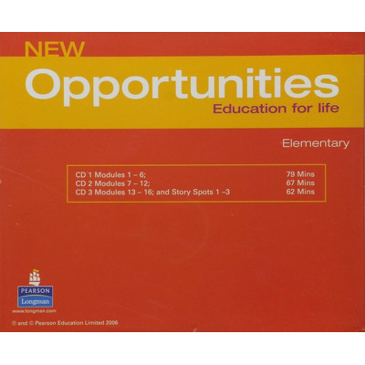 Opportunities Global Elementary Class CD New Edition (3 CDs)- Michael Harris