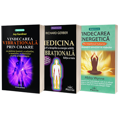 Pachet 3 carti - SELFHEALING - Vindecarea Vibrationala, Vindecarea Energetica si Medicina Vibrationala