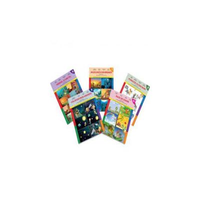 Pachet Caiete de lucru pentru clasa pregatitoare. Semestrul al II-lea (Set de 5 caiete)