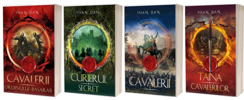 Pachet carti istorice Ioan Dan - Seria Cavalerii (4 volume)
