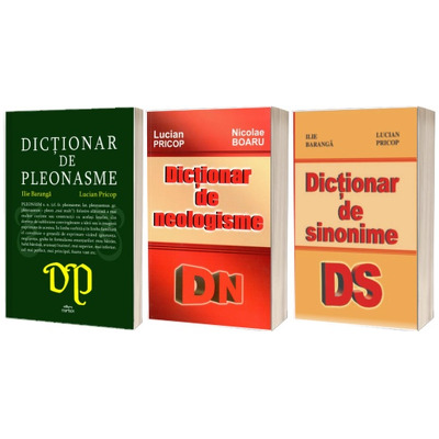 Pachet de 3 dictionare - Pleonasme, sinonime si neologisme