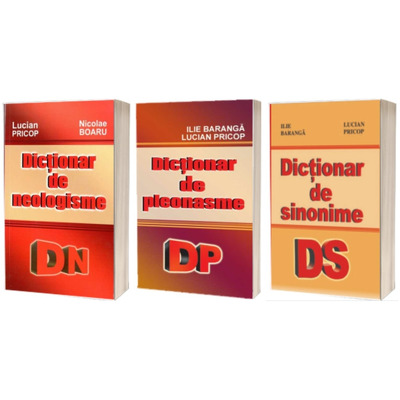 Pachet de 3 dictionare - Pleonasme, sinonime si neologisme