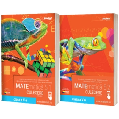 Pachet de culegeri matematica clasa a V-a. Vol 1 si Vol 2