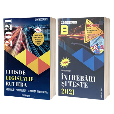 Pachet de legislatie rutiera 2021, pentru obtinerea permisului de conducere auto - CATEGORIA B