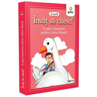 Pachet IV  - Invat sa citesc! 5 carti interactive pentru cititori fluenti