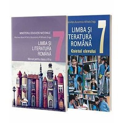 Limba si literatura romana, pentru clasa a VII-a - Manual si caiet (set 2 carti)