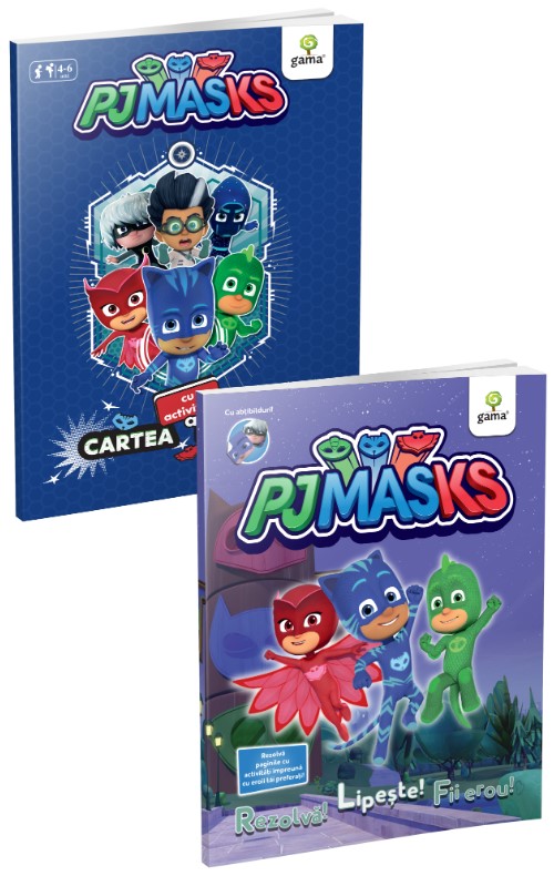 Pachet PJ Masks - Activitati pentru eroi