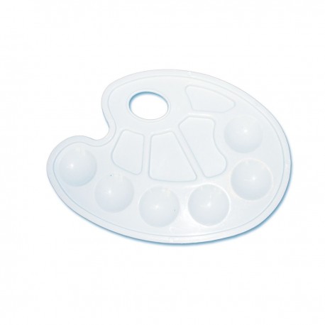 Paleta acuarela din plastic