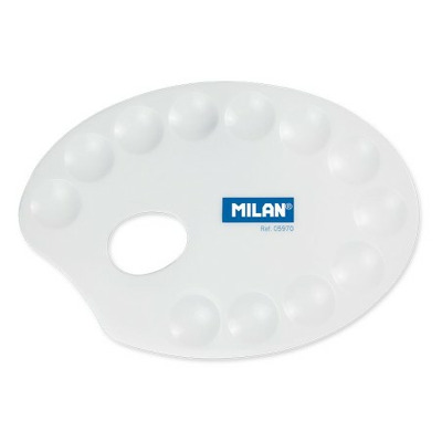 Paleta acuarela plastic, MILAN 05970