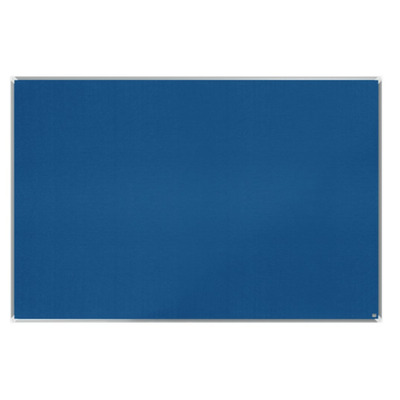 Panou NOBO Premium Plus, material textil, 180x120 cm, albastru