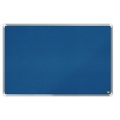 Panou NOBO Premium Plus, material textil, 90x60 cm, albastru