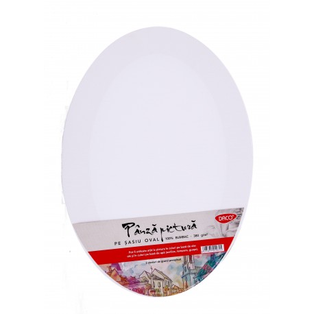 Panza pictura pe sasiu oval 56 x 80 cm, Daco PZO5680