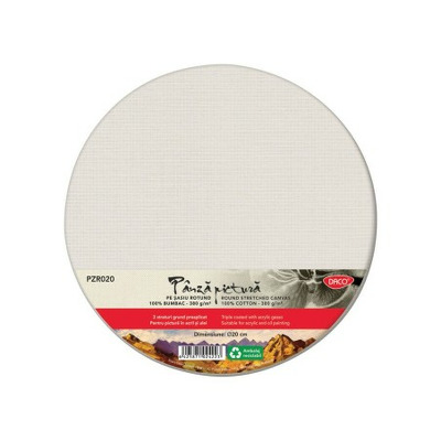 Panza pictura pe sasiu rotund 20 cm