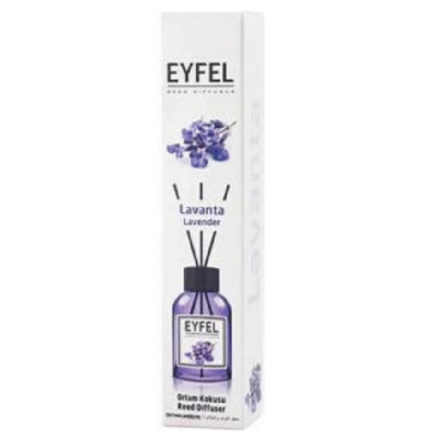Parfum - odorizant de camera cu betisoare din ratan, Eyfel, Aroma Lavanda, 120 ml